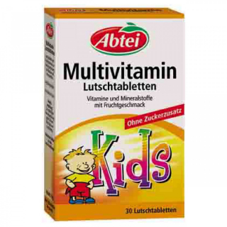 Абтей     мультивитаминные леденцы для детей
