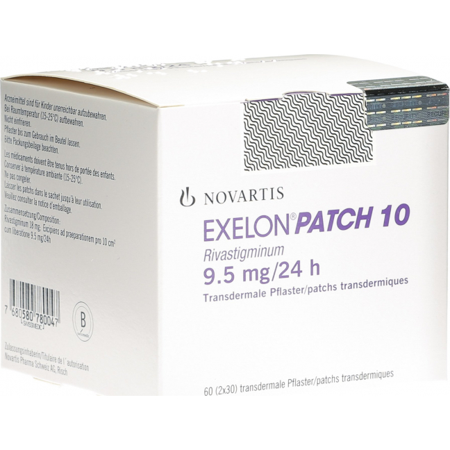 Экселон Патч 10 (9,5 мг/сутки) 60 трансдермальных матричных пластырей