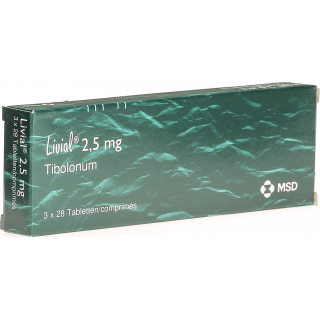 Ливиал 2,5 мг 3 × 28 таблеток 