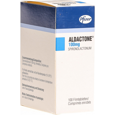 Альдактон 100 мг 100 таблеток покрытых оболочкой 