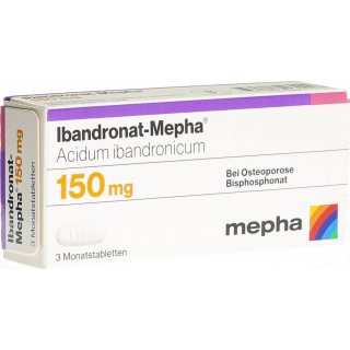 Ибандронат Мефа 150 мг 3 ежемесячные таблетки