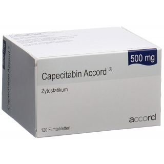Капецитабин Аккорд 500 мг 120 таблеток
