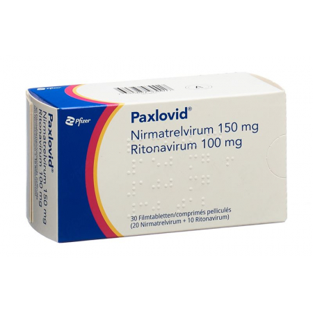 Паксловид таблетки 4 x 150 мг / 2 x 100 мг 5 x 6 шт.