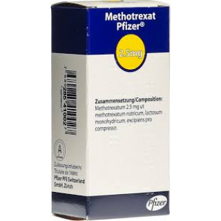 Метотрексат Пфайзер 2,5 мг 30 таблеток