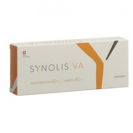 Синолис VA 40/80 раствор гиалуроновой кислоты для внутрисуставных инъекций 1 предварительно заполненный шприц 2 мл