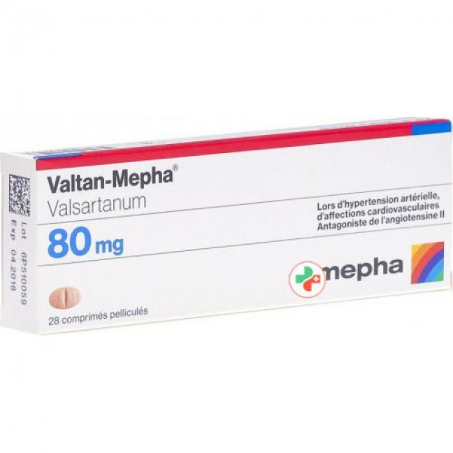 Валтан Мефа 80 мг 28 таблеток покрытых оболочкой 