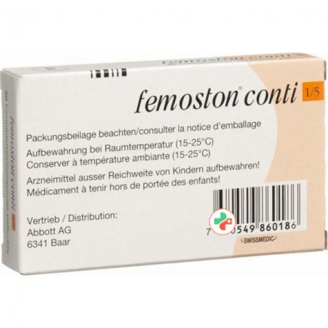 Фемостон Конти 1/5 мг 28 таблеток покрытых оболочкой 