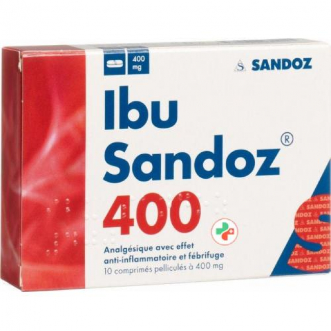 Ибу Сандоз 400 мг 10 таблеток покрытых оболочкой 
