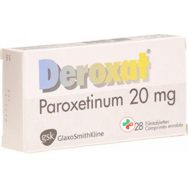 Дероксат 20 мг 28 таблеток покрытых оболочкой 