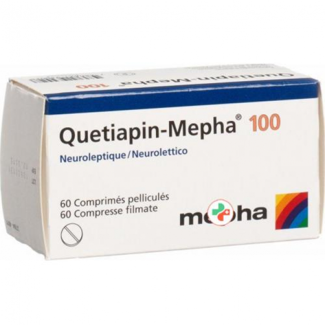 Кветиапин Мефа 100 мг 60 таблеток покрытых оболочкой