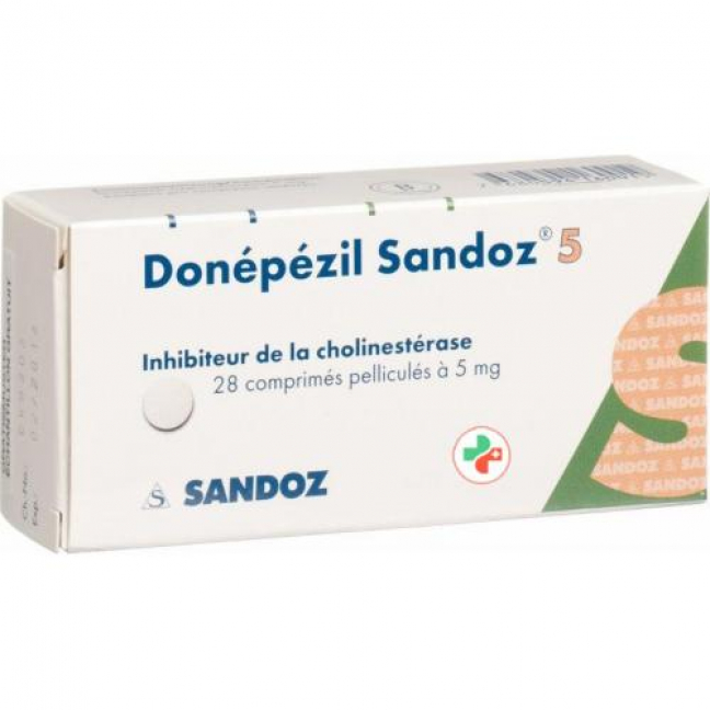 Донепезил Сандоз 5 мг 28 таблеток покрытых оболочкой 