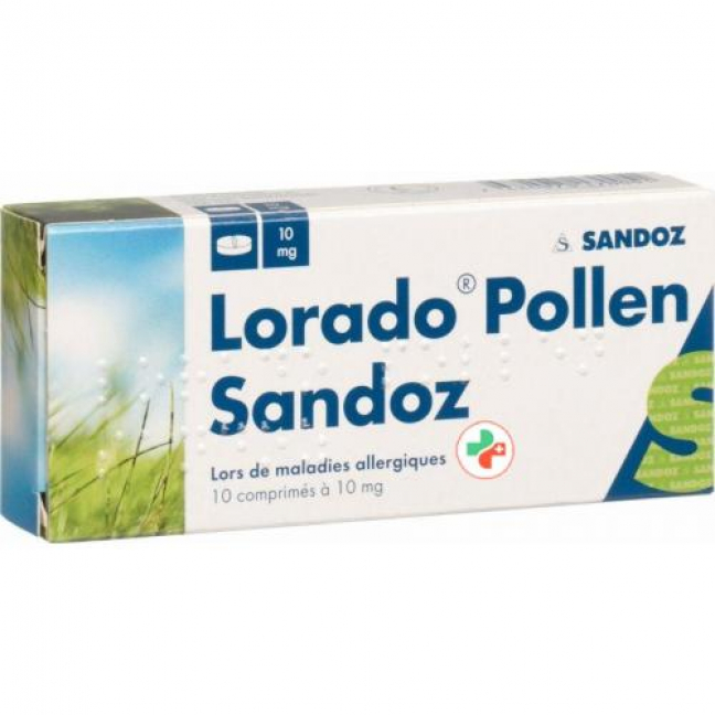 Лорадо Поллен Сандоз 10 мг 10 таблеток