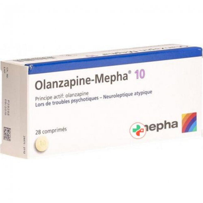 Оланзапин Мефа 10 мг 28 таблеток