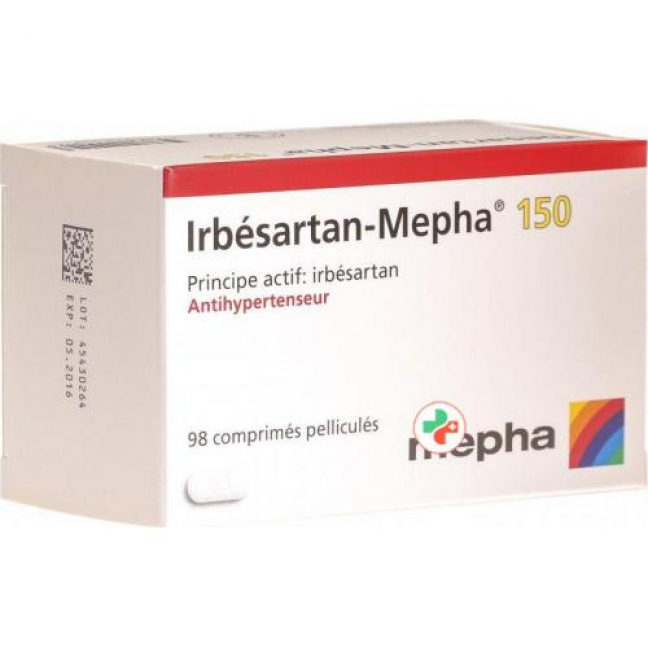 Ирбесартан Мефа 150 мг 98 таблеток покрытых оболочкой 