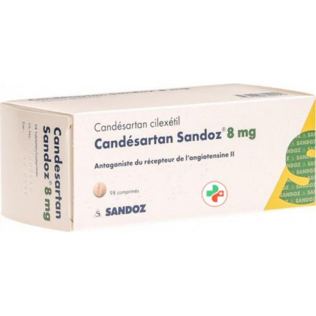 Кандесартан Сандоз 8 мг 98 таблеток