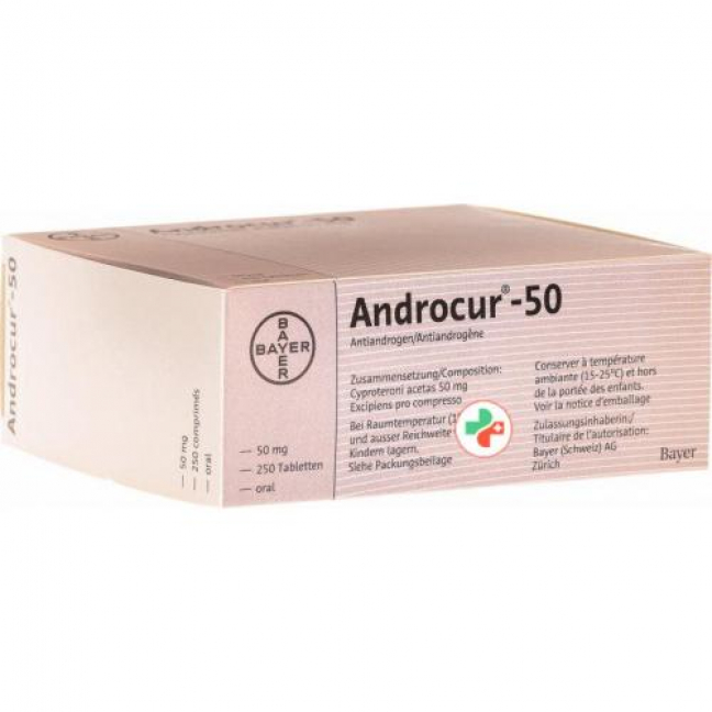 Андрокур 50 мг 250 таблеток