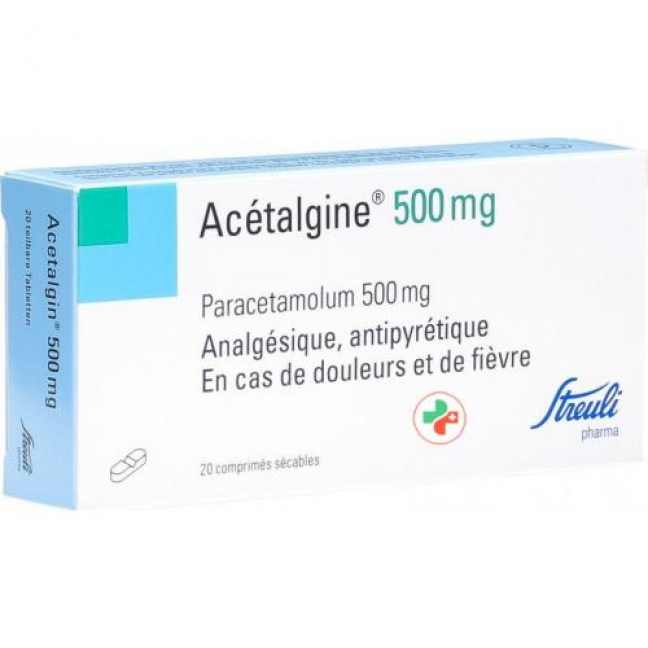 Ацеталгин 500 мг 20 таблеток 