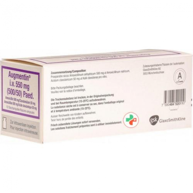 Augmentin 550 mg Kind 10 Ampullen