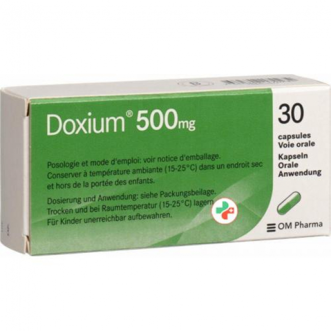 Doxium 500 mg 30 Kaps
