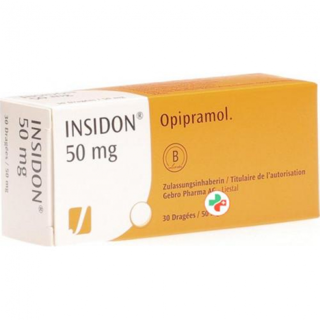 Инсидон 50 мг 30 драже 