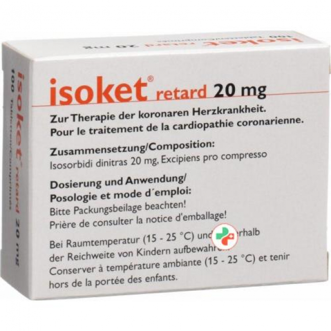Изокет Ретард 20 мг 100 таблеток