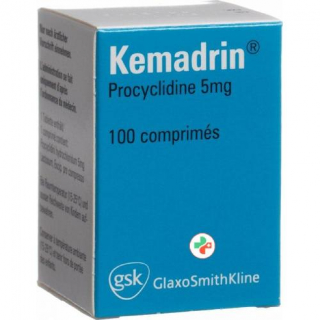 Кемадрин 5 мг 100 таблеток