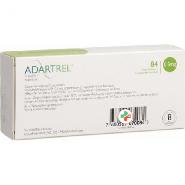 Адартрел 0,5 мг 84 таблетки покрытые оболочкой 
