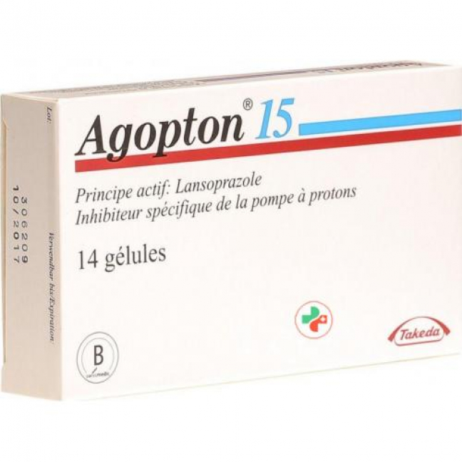 Агоптон 15 мг 14 капсул