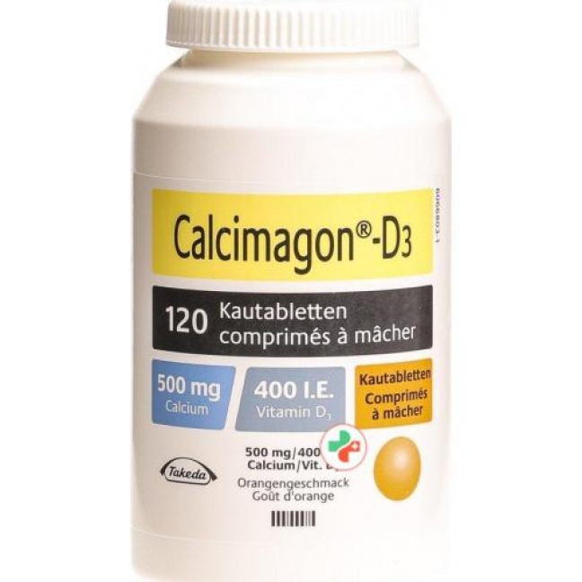 Кальцимагон Д3 120 жевательных таблеток вкус апельсина