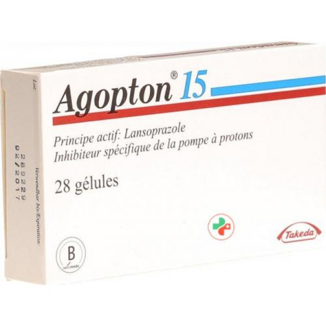 Агоптон 15 мг 28 капсул