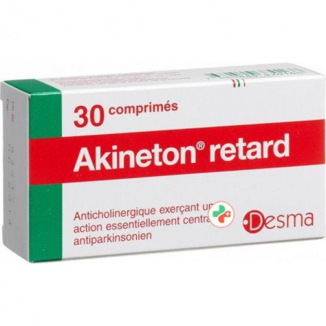 Акинетон Ретард 4 мг 30 таблеток 