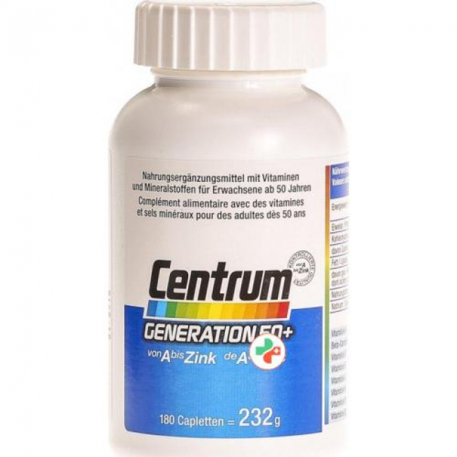 Центрум Генерация 50+ таблетки 180 шт.