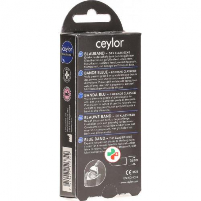 Презервативы Ceylor Blauband с резервуаром 6 шт.