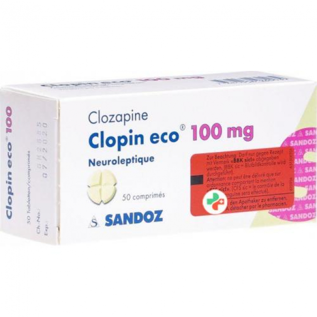 Клопин ЭКО 100 мг 50 таблеток