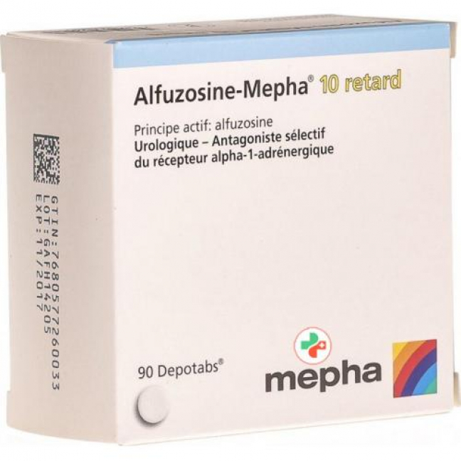 Алфузозин Мефа 10 мг 90 ретард депо таблеток 