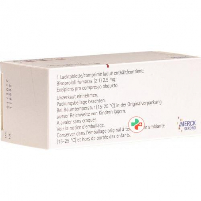Concor 2.5 mg 100 Lacktabs