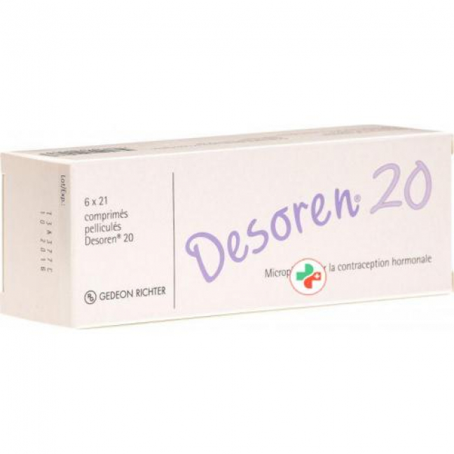 Дезорен-20 6 x 21 таблетка