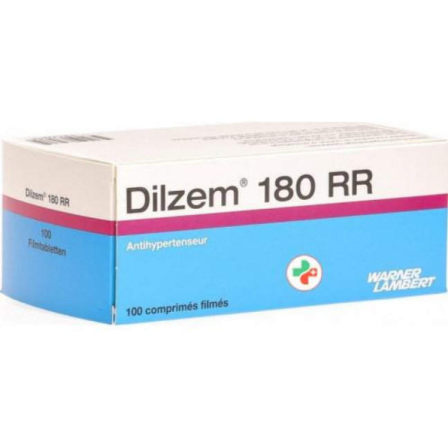 Дилзем РР 180 мг 100 таблеток покрытых оболочкой