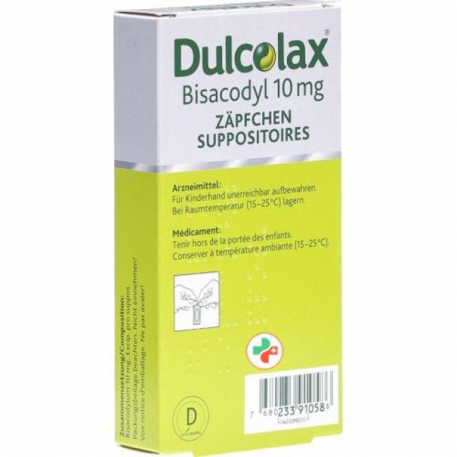 Дульколакс Бисакодил 10 мг 10 суппозиториев