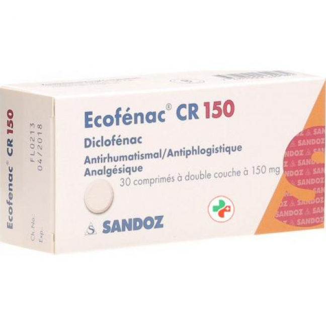 Экофенак СР 150 мг 30 таблеток