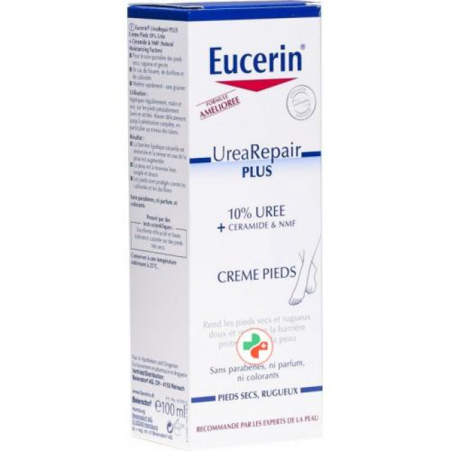Eucerin UreaRepair PLUS Fusscreme mit 10% Urea 100мл