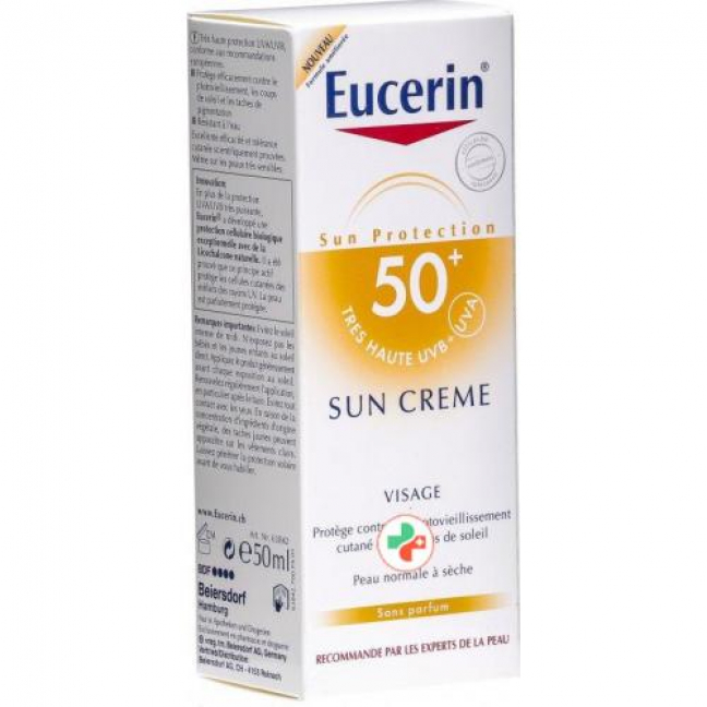 Eucerin Sun Sonnencreme fur Gesicht LSF 50+ 50мл