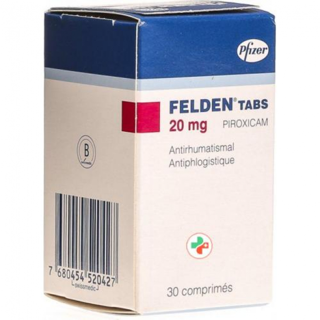 Фельден 20 мг 30 таблеток