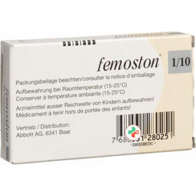 Фемостон 1/10 мг 28 таблеток
