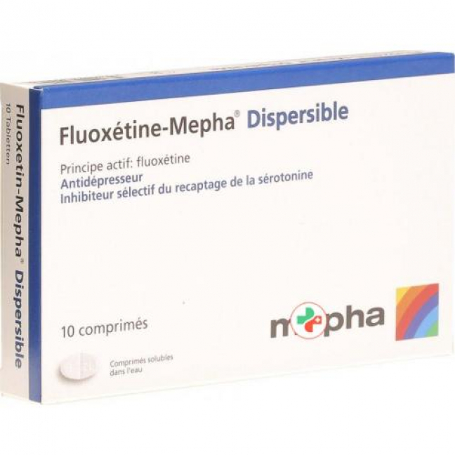 Флуоксетин Мефа 20 мг 10 диспергируемых таблеток 