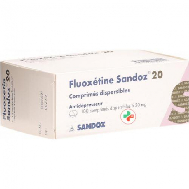 Флуоксетин Сандоз 20 мг 100 диспергируемых таблеток 