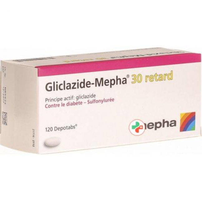 Гликлазид Мефа Ретард 30 мг 120 депо таблеток