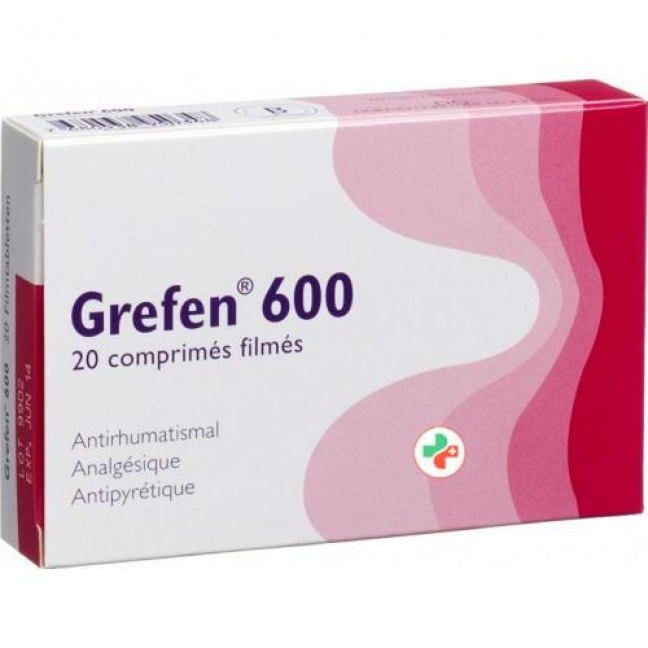 Grefen 600 mg 20 filmtablets