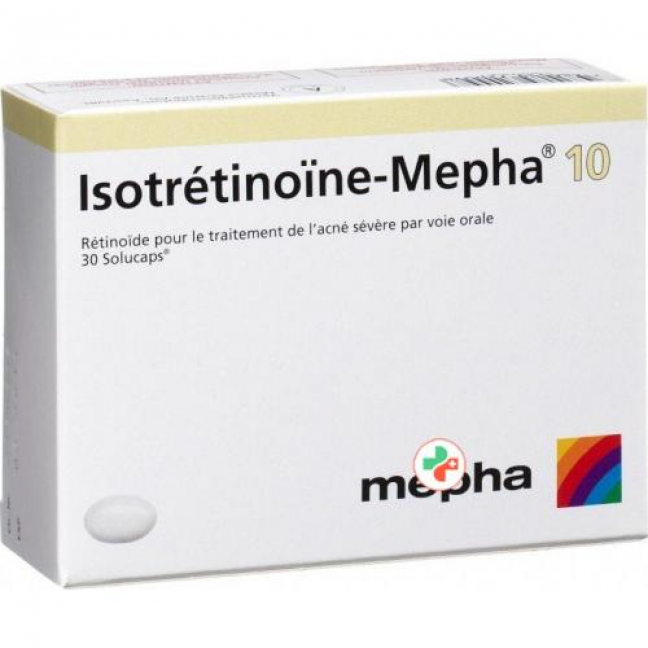 Изотретиноин Мефа 10 мг 30 капсул