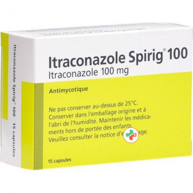 Итраконазол Спириг 100 мг 15 капсул
